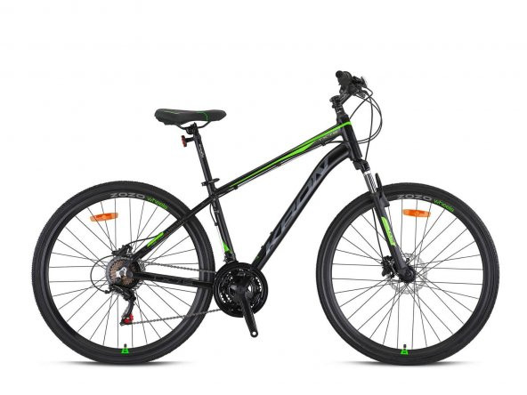TX 75 - 28" Trekking - 19' - 21 Vites - M.DISC - Mat Siyah-Füme/Yeşil/Gri ürün görseli 1