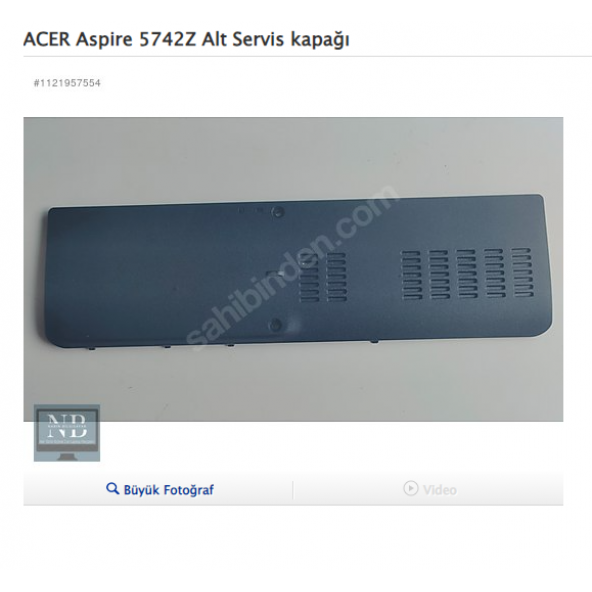 ACER Aspire 5742Z 5742 5742G Alt KAPAK HDD KAPAK RAM KAPAK ürün görseli 1