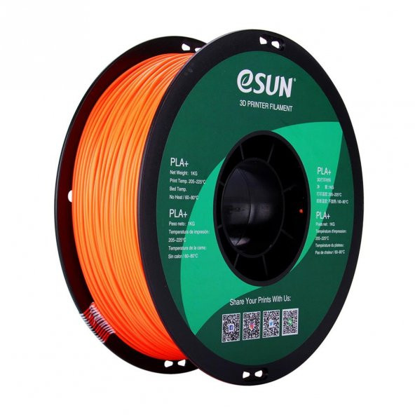 Esun PLA Plus Filament Turuncu 1.75mm 1000gr ürün görseli 1