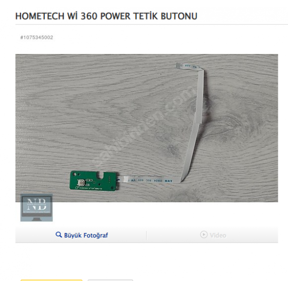 HOMETECH Wİ 360 POWER TETİK BUTONU ürün görseli 1