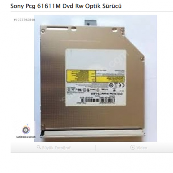Sony Pcg 61611M Dvd Rw Optik Sürücü ürün görseli 1