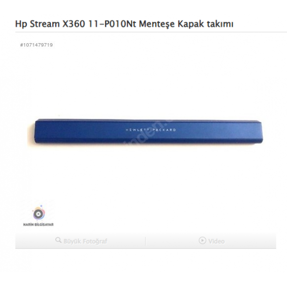 Hp Stream X360 11-P010Nt Menteşe Kapağı ürün görseli 1