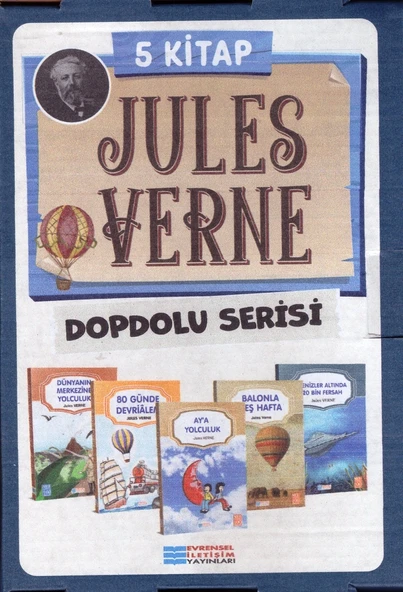 EVRENSEL DOPDOLU SERİSİ JULES VERNE SETİ ( 5 KİTAP ) ürün görseli 1