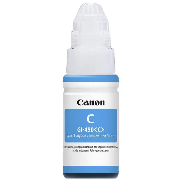 Canon GI-490C Mürekkep Orj. - Cyan (70ml) ürün görseli 1