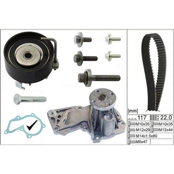 İna Ford C-Max 1.6 Benzin Triger Seti Devirdaimli 2007-2010 - Resim 2