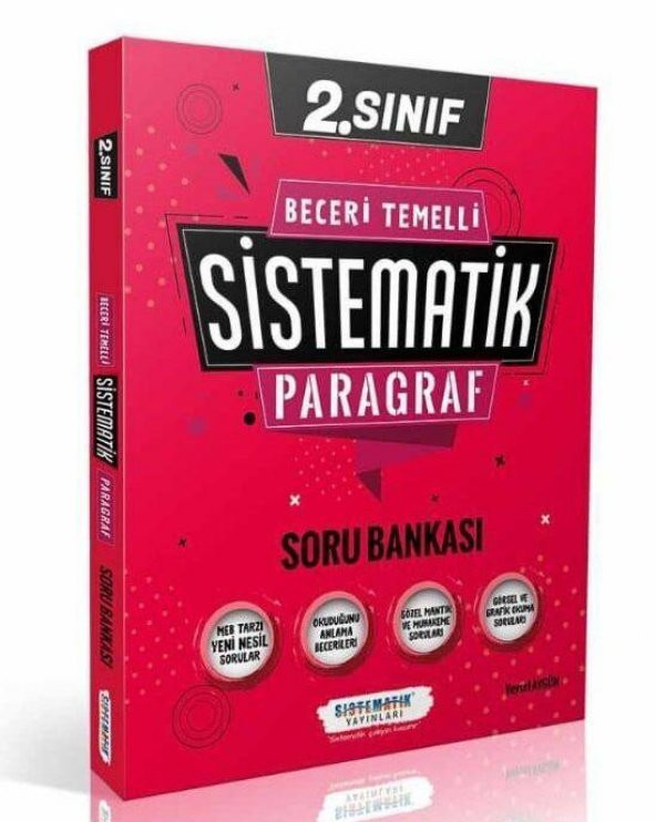 2. Sınıf Beceri Temelli Sistematik Paragraf Soru Bankası Sistematik Yayınları ürün görseli 1
