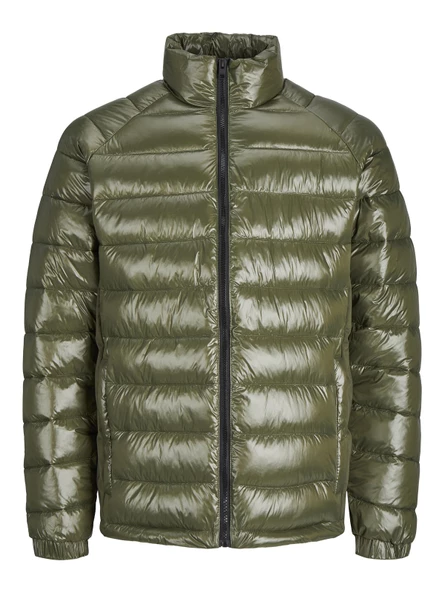 JACK JONES Erkek Rüzgar Geçirmez Parlak Puffer Mont 12241629 ürün görseli 1