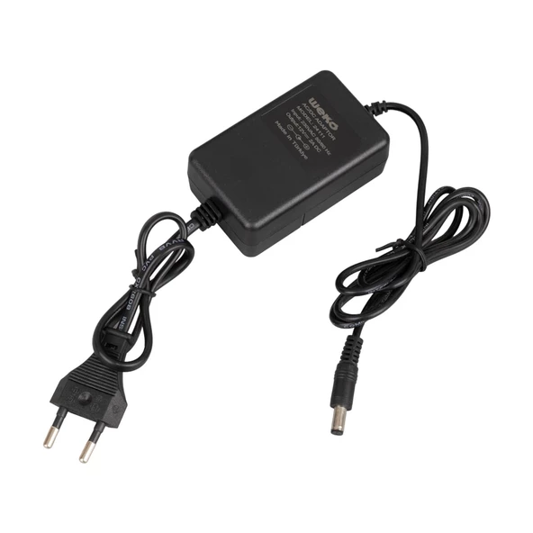 Ayt Weko 12 Volt 2 Amper 5.5 2.1 Uçlu Yerli Üretim Plastik Kasa Masaüstü Adaptör ürün görseli 1