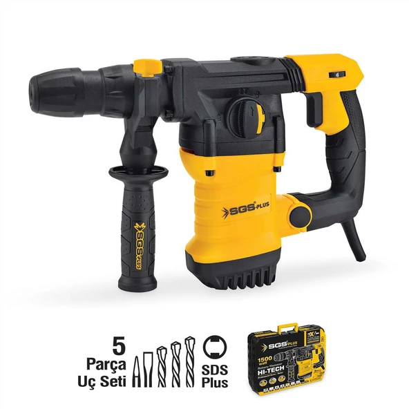 SGS KIRICI-DELİCİ MATKAP 1500 Watt (SDS PLUS) 5Kg ürün görseli 1