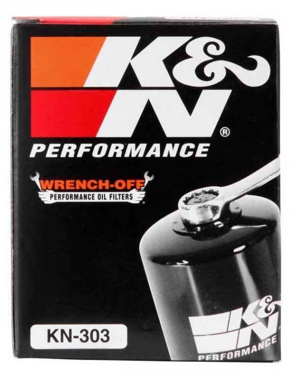 K&N KN-303 2017-2023 Kawasaki Z 900 RS Uyumlu Yağ Filtresi ürün görseli 1