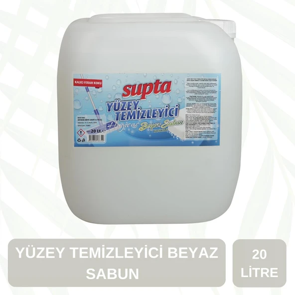 Supta Sıvı Yüzey Temizleyici Beyaz Sabun Kokulu 20 LT ürün görseli 1