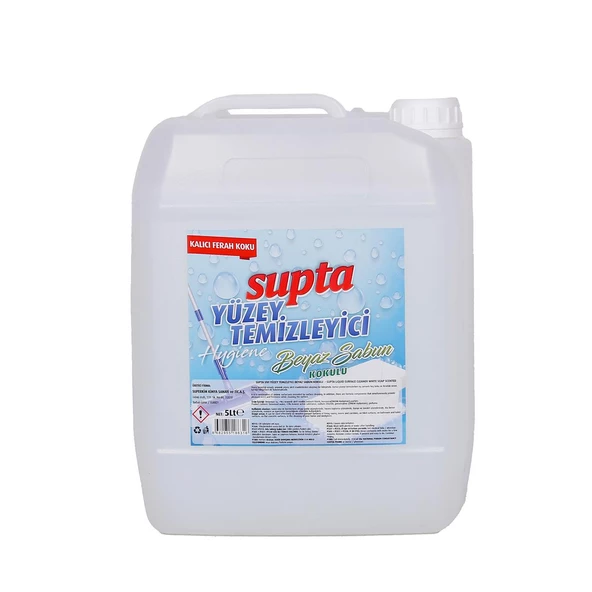Supta Sıvı Yüzey Temizleyici Beyaz Sabun Kokulu 5 LT ürün görseli 1