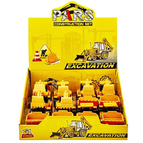 KEPÇE-DOZER SÜRTMELİ ARABA 12'Lİ STAND ürün görseli 1