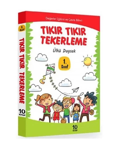 1. Sınıf Tıkır Tıkır Tekerleme Seti 10 Kitap ürün görseli 1