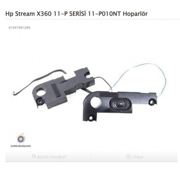 Hp Stream X360 11-P SERİSİ 11-P010NT Hoparlör ürün görseli 1