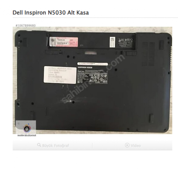 Dell Inspiron N5030 Alt Kasa ürün görseli 1