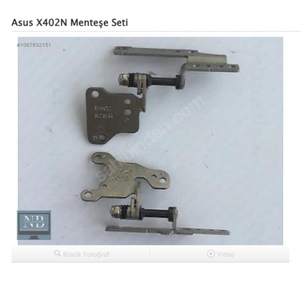 Asus X402N Menteşe ürün görseli 1