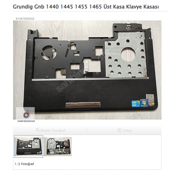 Grundig Gnb 1440 1445 1455 1465 Üst Kasa Klavye Kasası ürün görseli 1