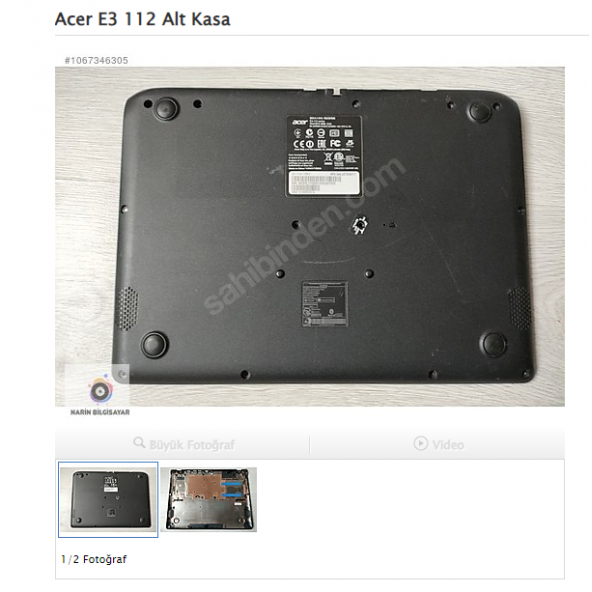 Acer E3 112 Alt Kasa ürün görseli 1