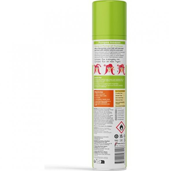 Pumpoo Dry Shampoo - Amazon 200 ml - Resim 2