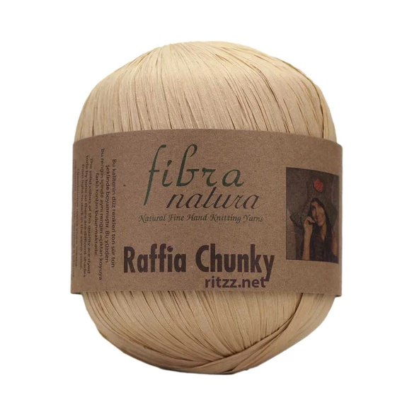 Fibra Natura Raffia Chunky 114-17 Hasır ürün görseli 1