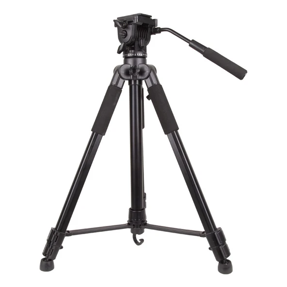GDX 688 Profesyonel Fotoğraf Video Tripod 1.70 Metre Su Terazili ve Asansörlü Taşıma Çantalı Full Set ürün görseli 1