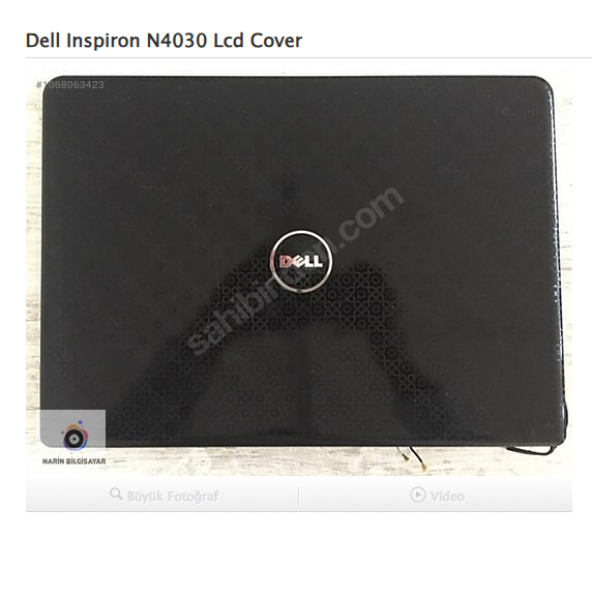Dell inspiron N4030 Lcd Cover ürün görseli 1