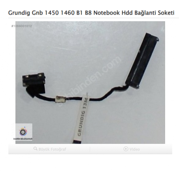 Grundig Gnb 1450 B2 B8 1460 B1 B8 Hdd Bağlanti Soketi ürün görseli 1