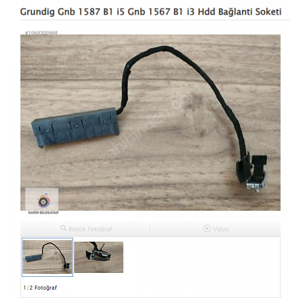 Grundig Gnb 1587 B1 i5 Gnb 1567 B1 i3 Hdd Bağlanti Soketi ürün görseli 1