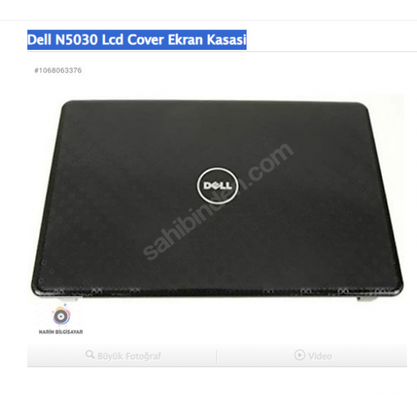 Dell N5030 Lcd Cover Ekran Kasasi ürün görseli 1