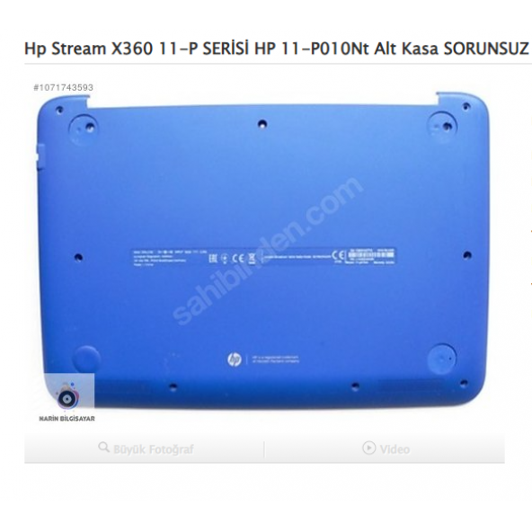 Hp Stream X360 11-P SERİSİ HP 11-P010Nt Alt Kasa ürün görseli 1