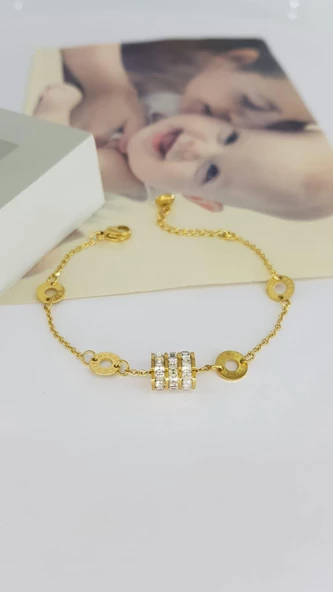 Taşlı Tasarım Çelik Bileklik Sns403385 ürün görseli 1