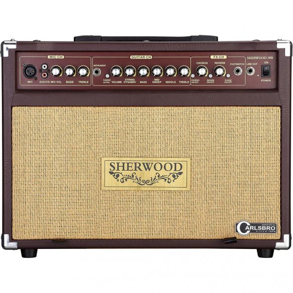 Carlsbro Sherwood30R 30 Watt Akustik Amfi (Reverb) ürün görseli 1