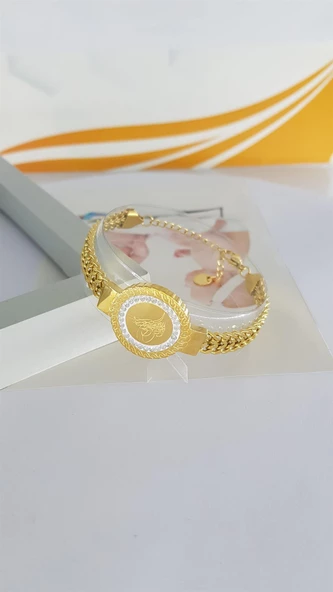 Tuğra Gold Çelik Bileklik Sns400352 ürün görseli 1