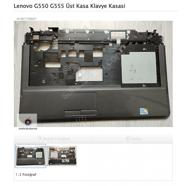 Lenovo G550 G555 Üst Kasa Klavye Kasasi ürün görseli 1