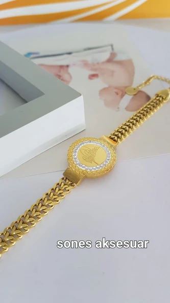 Tuğra Gold Çelik Bileklik Sns400352 - Resim 3