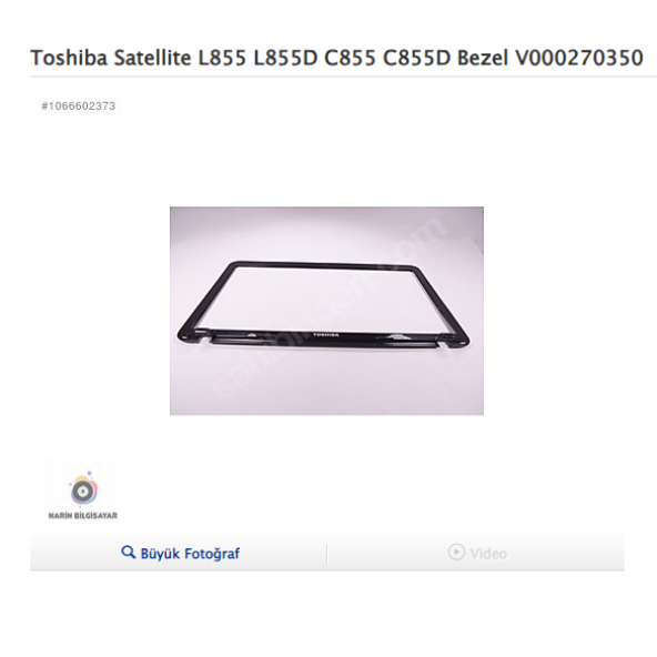 Toshiba Satellite L855 L855D C855 C855D Bezel V000270350 ürün görseli 1