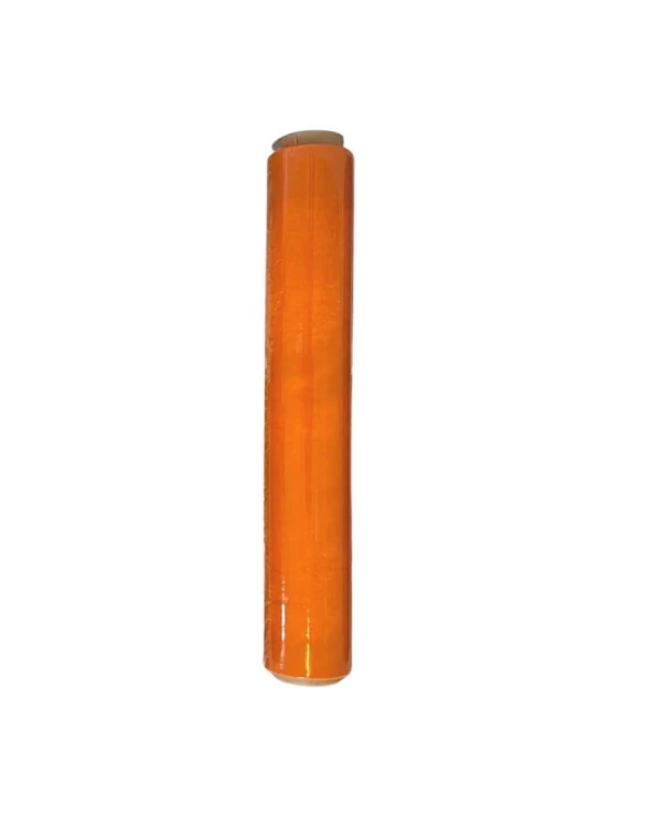 Palet Rulo Streç Film Folyo - Şeffaf Turuncu - 17 Mikron - 50 Cm. x 300 Metre - 1 Adet ürün görseli 1