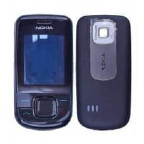 Nokia 3600S Kapak Nokia 3600 Slide Uyumlu siyah Renk Ön Kapak Arka Kapak Tuş Takımı ürün görseli 1