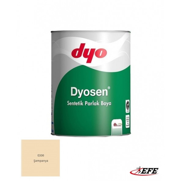 DYO Dyosen 0,75 Lt Şampanya 0306 Sentetik Parlak Boya ürün görseli 1
