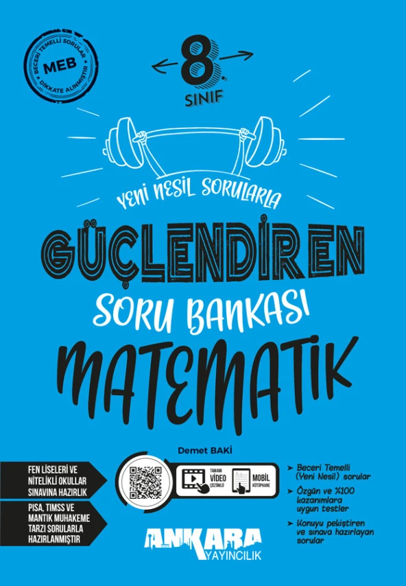 Ankara 8.Sınıf Güçlendiren Matematik Soru Bankası ürün görseli 1