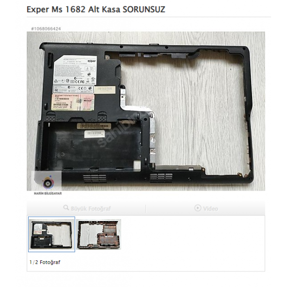 Exper Ms 1682 Alt Kasa SORUNSUZ ürün görseli 1