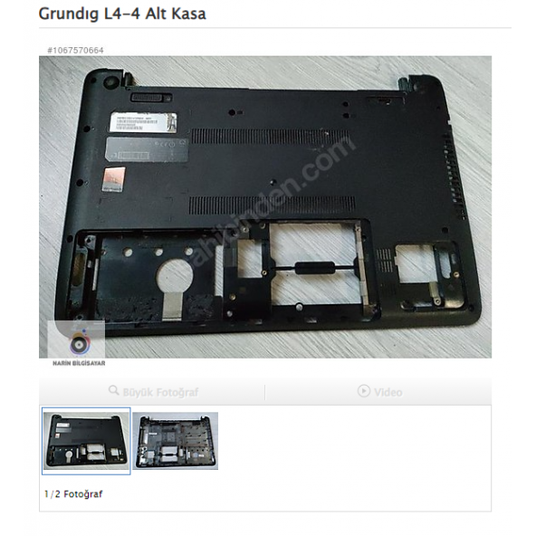 Grundıg L4-4 Alt Kasa ürün görseli 1
