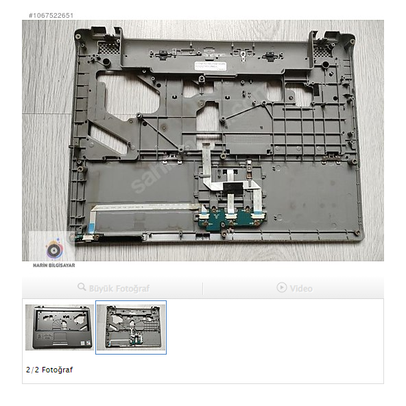 SONY VGN S17C ÜST KASA KLAVYE KASASI - Resim 2
