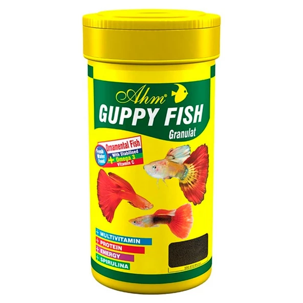 Ahm Marin Guppy Granul Food Lepistes Yemi 250 Ml ürün görseli 1