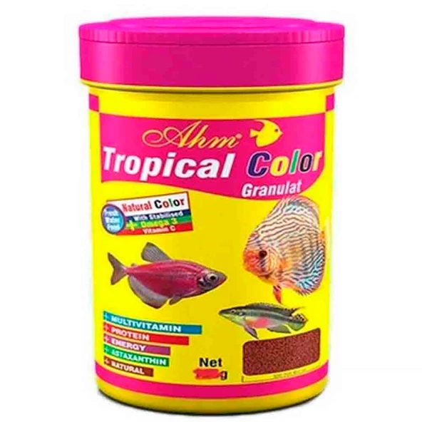 AHM Tropical Colour Granulat 100 ml Balık Yemi ürün görseli 1