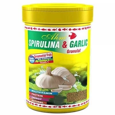 AHM Spirulina Garlic Suprilina ve Sarımsaklı Yem 100 ml ürün görseli 1