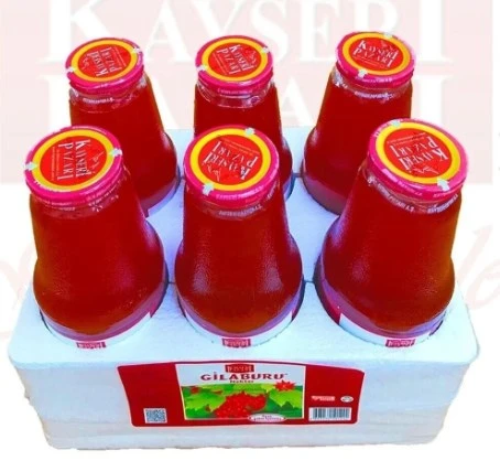 Kayseri Pazarı 1 lt Şeker İlavesiz Gilaburu Suyu x 6 Adet ürün görseli 1