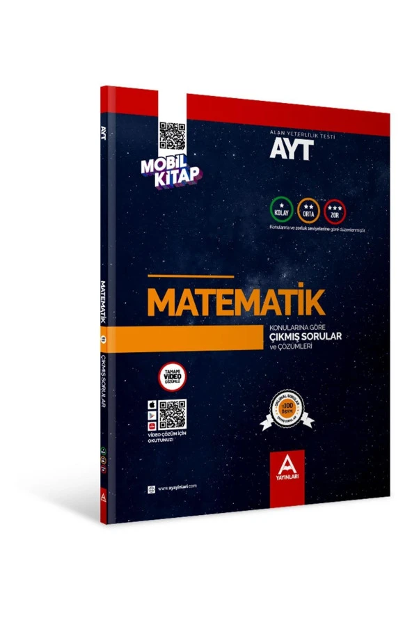 AYT Matematik Konularına Ve Zorluk Derecesine Göre Çıkmış Sorular ürün görseli 1