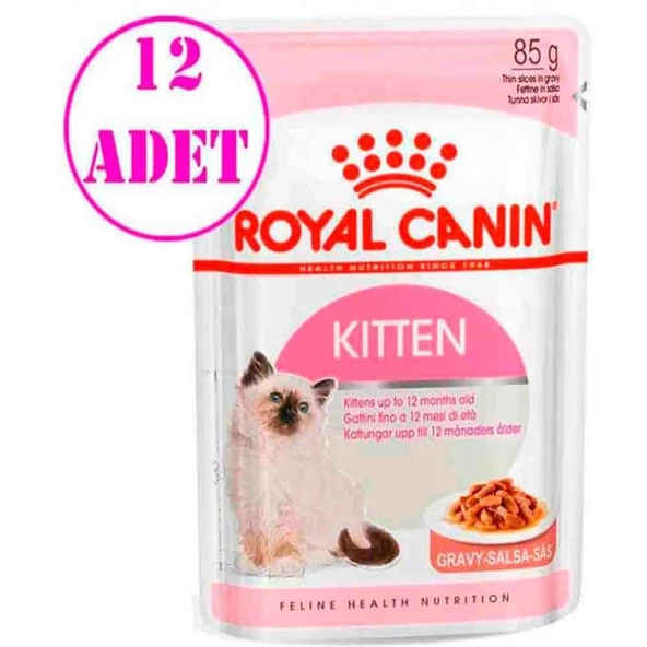 Royal Canin Kitten Gravy Kedi Maması 85 Gr 12 Ad ürün görseli 1